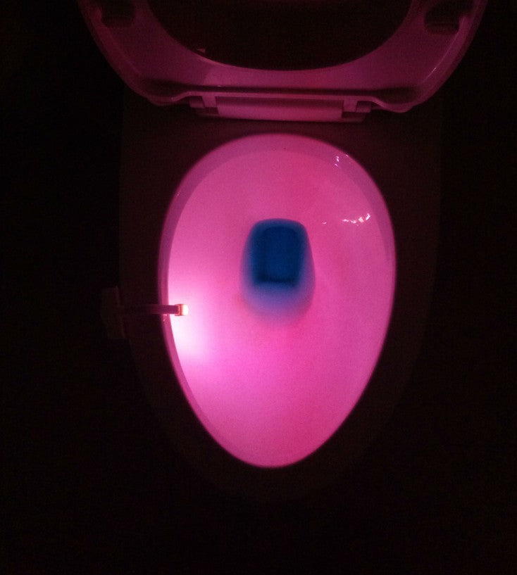 Toilet Seat Lamp in use
