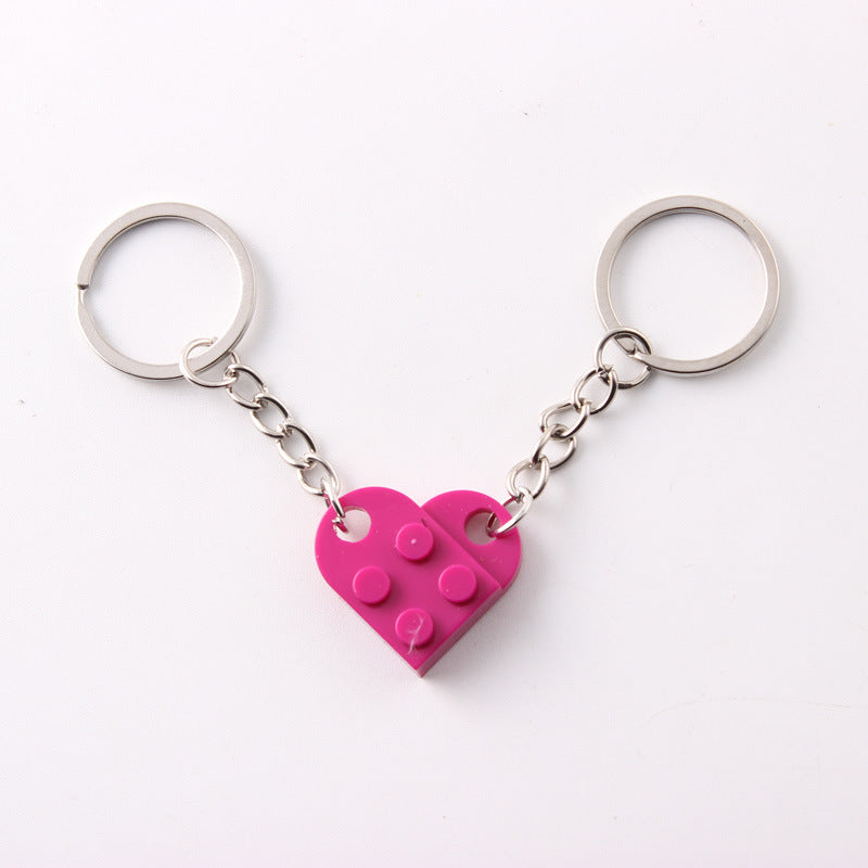 💕 Love Building Blocks Keychain