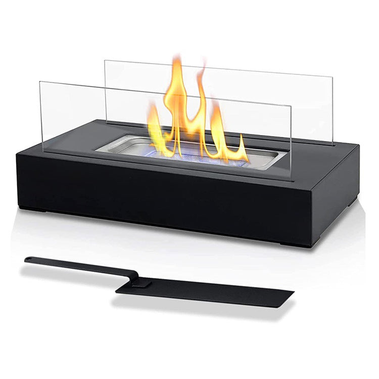 Portable Fireplace Black