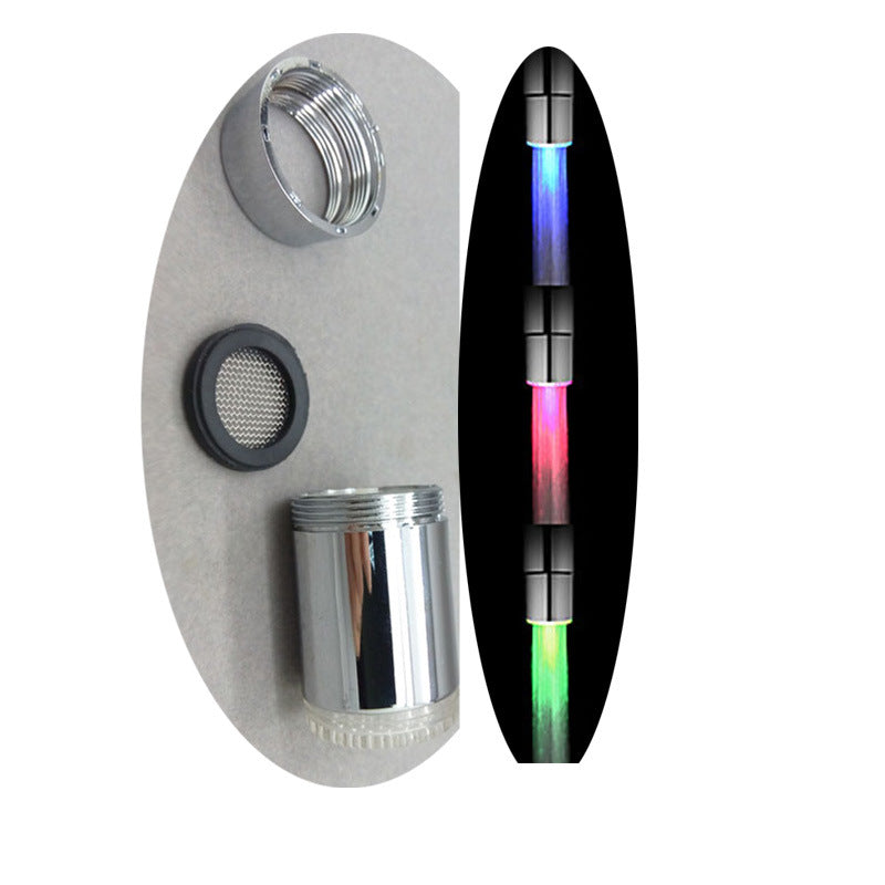 Color-Changing Temperature Faucet Led Light