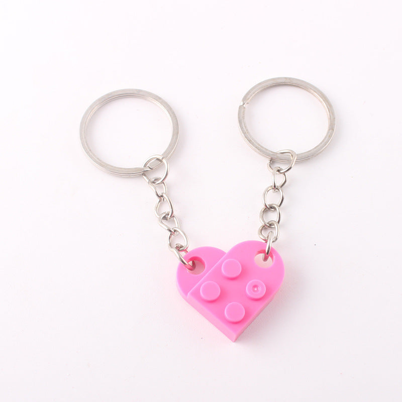 💕 Love Building Blocks Keychain