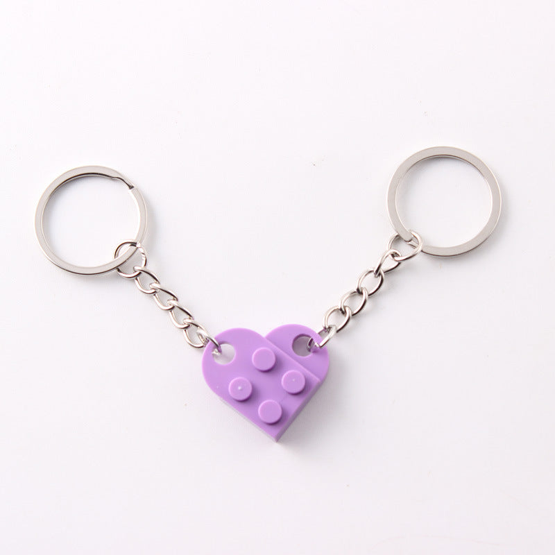 💕 Love Building Blocks Keychain