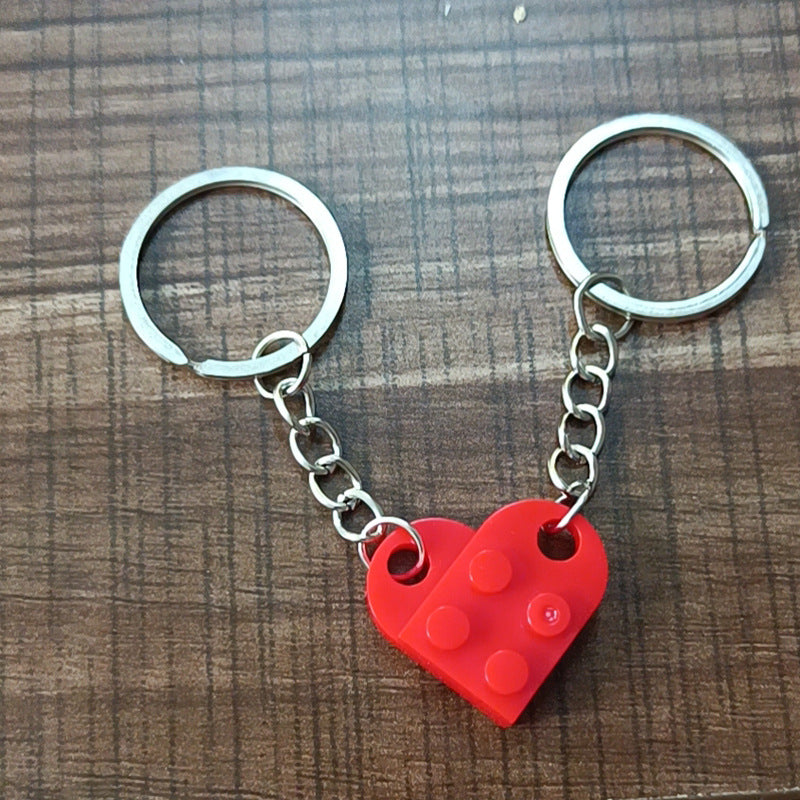 💕 Love Building Blocks Keychain