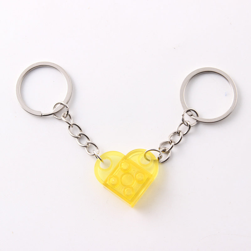 💕 Love Building Blocks Keychain