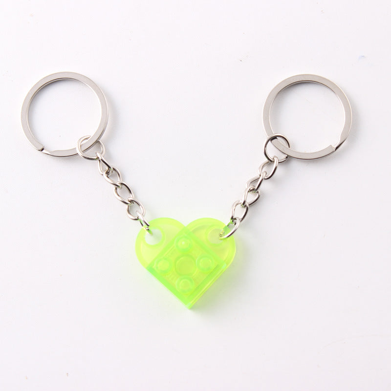 💕 Love Building Blocks Keychain