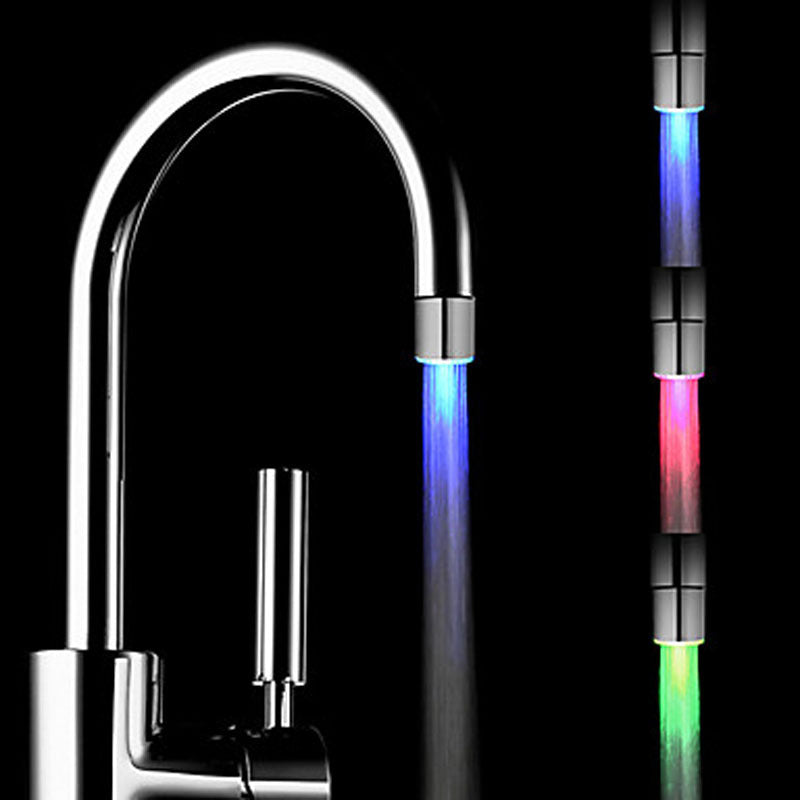 Color-Changing Temperature Faucet Led Light