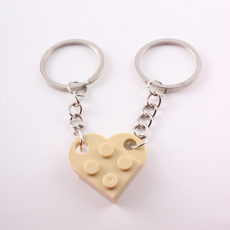 💕 Love Building Blocks Keychain