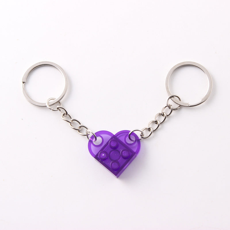 💕 Love Building Blocks Keychain