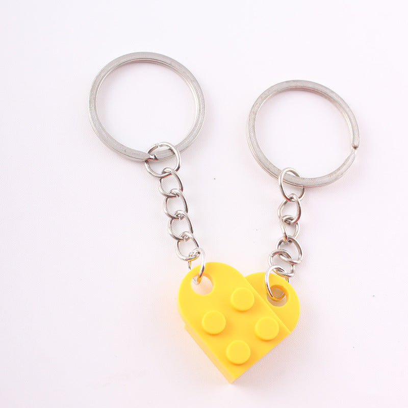 💕 Love Building Blocks Keychain