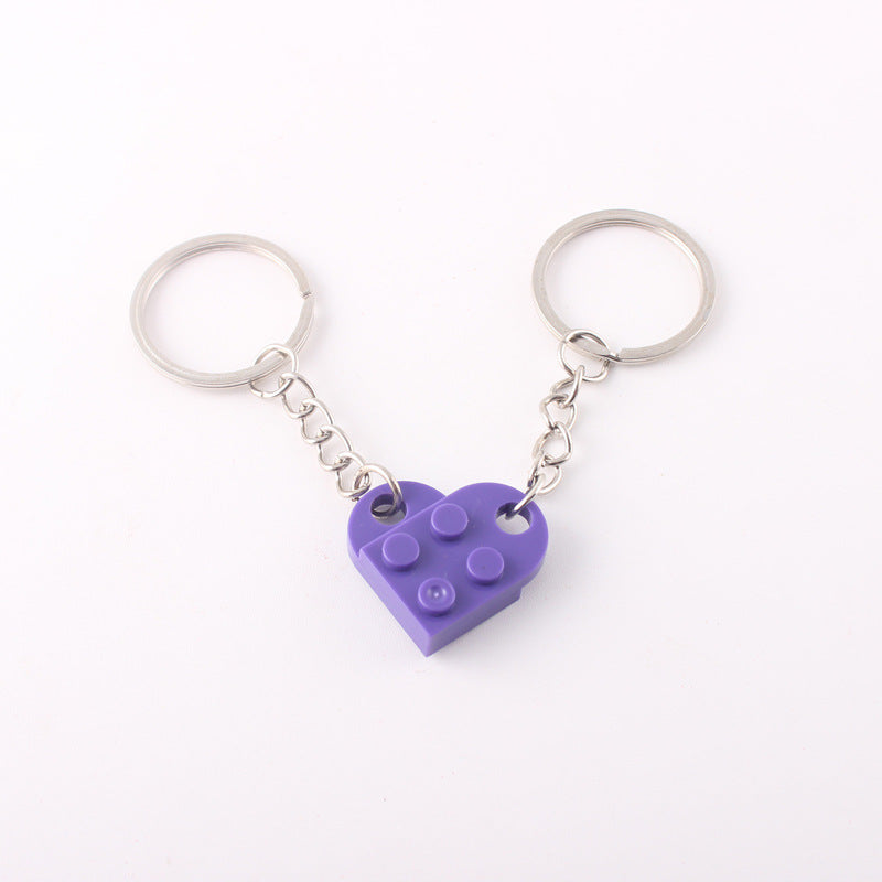 💕 Love Building Blocks Keychain