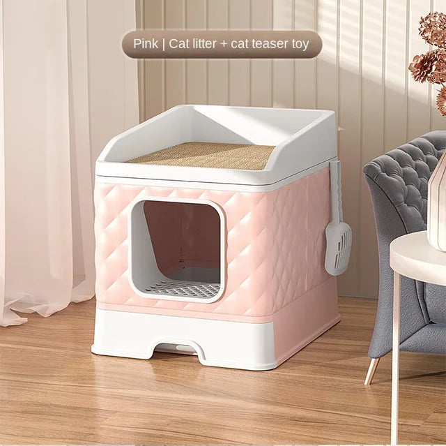Cat Litter Sandbox House