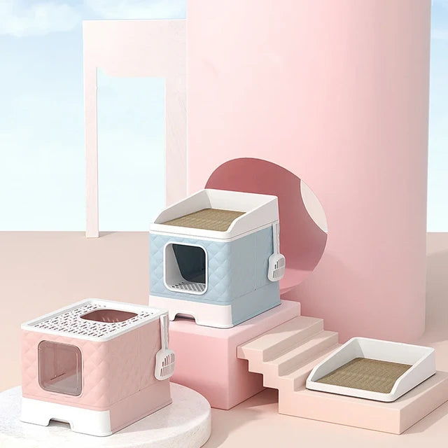 Cat Litter Sandbox House