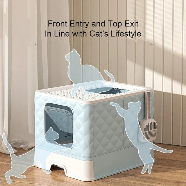 Cat Litter Sandbox House