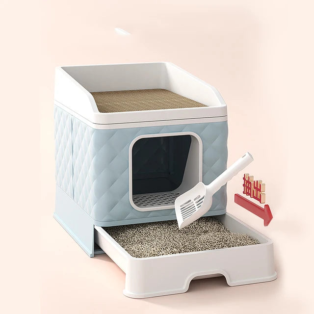 Cat Litter Sandbox House