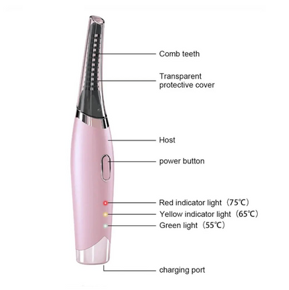 Heated Eyelash Curling Pen Product Structure