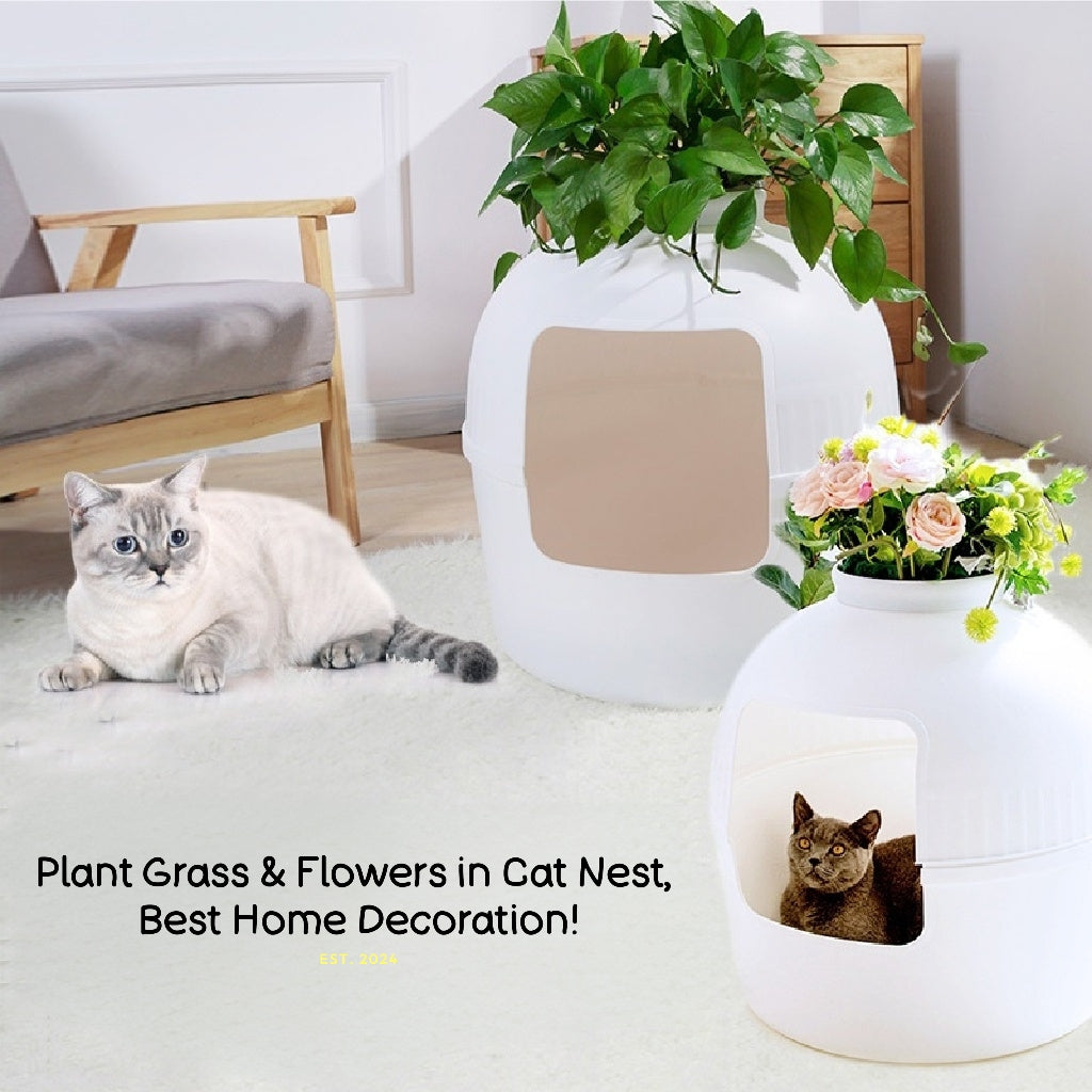 Green Plant Cat Nest
