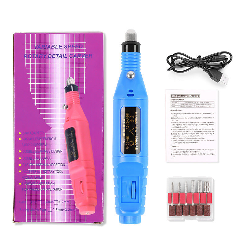 USB Nail 💅 Drill Manicure Set