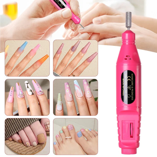 USB Nail 💅 Drill Manicure Set