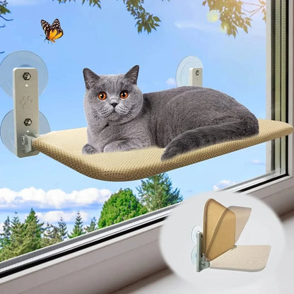 New Foldable Suction Cup Cat Hammock