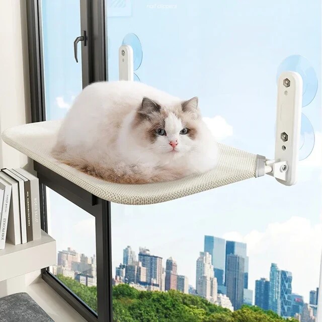 New Foldable Suction Cup Cat Hammock