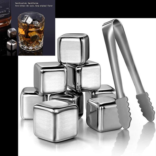 Stainless Steel Ice Cube 304 Metal Freezer Ice